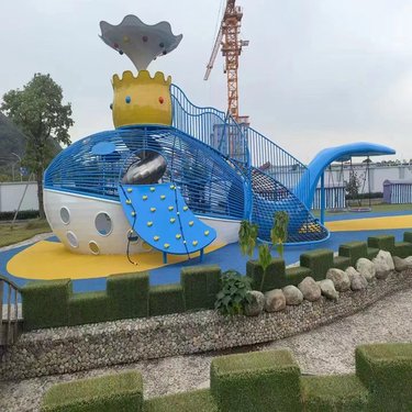 大型鲸鱼儿童滑梯